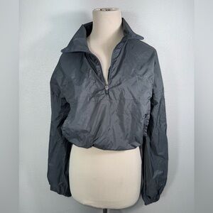 Tala full zip cropped gray womens jacket size small